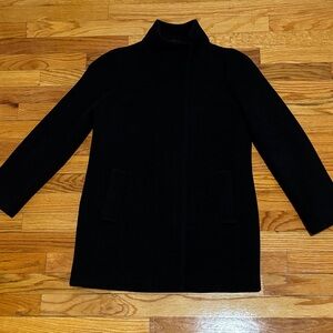 J. Crew Women's Black Trench Coat